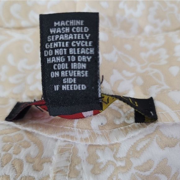 TRIXIE + LULU Brocade Floral Print High Rise Shorts,‎ size 13, Beige - Picture 11 of 11